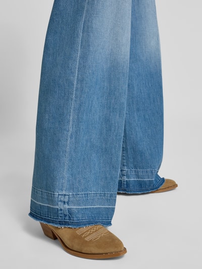 Gang Wide Fit Jeans mit offenem Saum Modell 'Mona' Hellblau 3