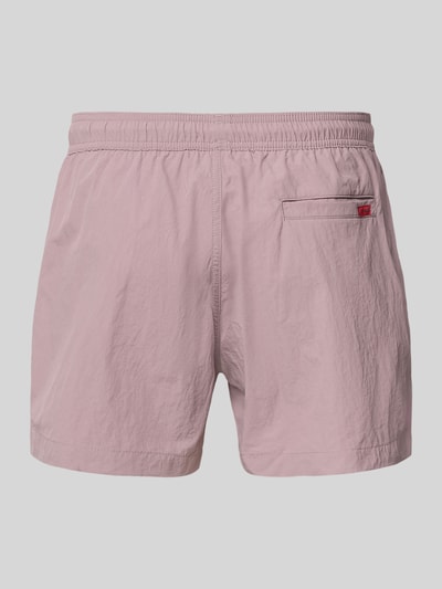 HUGO Badeshorts mit Label Patch Modell 'DOMINICA' Mauve 3
