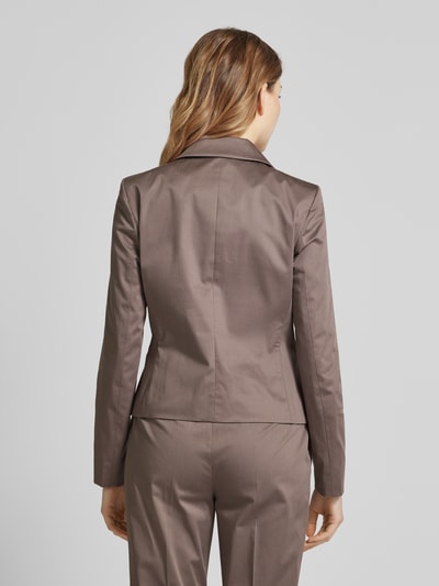 comma Slim Fit Blazer mit Leistentaschen Taupe 5