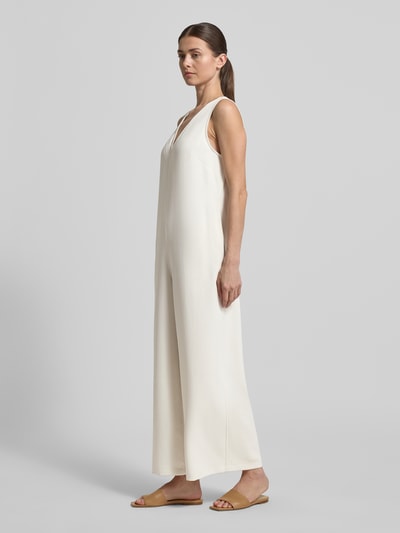 Calvin Klein Womenswear Jumpsuit met V-hals Offwhite - 1