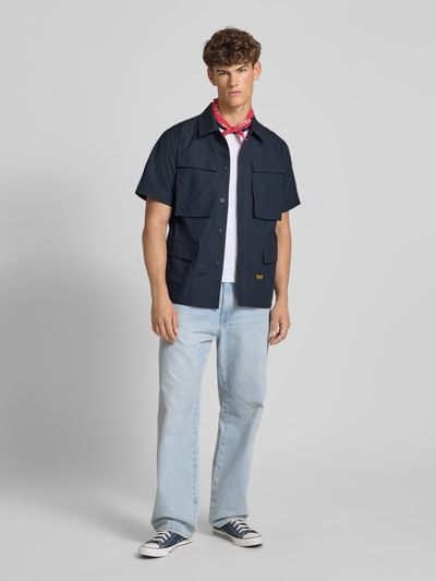 G-Star Raw Freizeithemd mit Kentkragen Marine 1