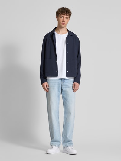 JACK & JONES Premium Tanktop in Ripp-Optik Modell 'BLACHUCK' Weiss 1