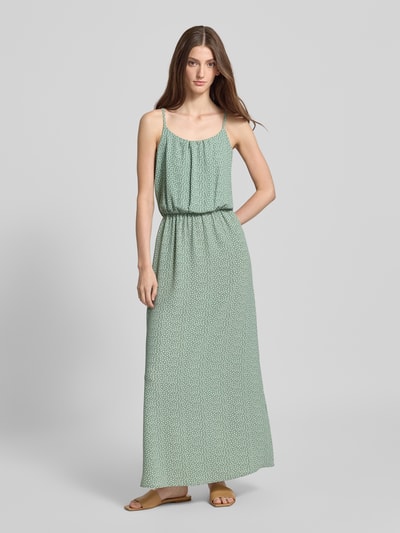 Only Tailliertes Maxikleid mit Allover-Muster Modell 'WINNER' Schilf 4