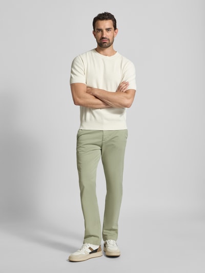 BOSS Orange Regular Fit Chino aus Baumwoll-Mix Schilf 1