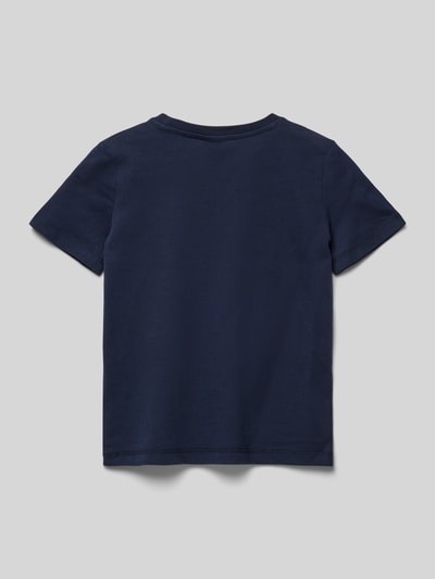 s.Oliver RED LABEL T-shirt met motiefprint Marineblauw - 3