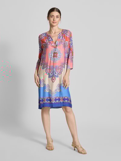 Betty Barclay Knielanges Tunikakleid mit 3/4-Arm Rose 1