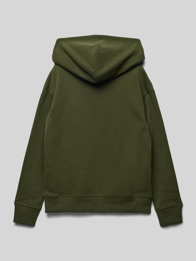 Jack & Jones Hoodie mit Label-Patch Modell 'HAKKAI' Oliv 3