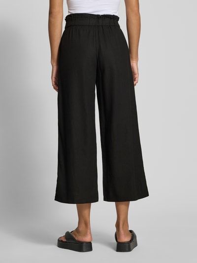 ONLY Loose Fit Culotte aus Viskose-Leinen-Mix Modell 'SOLVI-CARO' Black 5