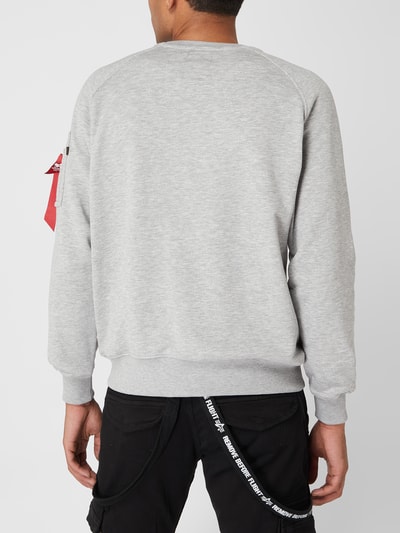 Alpha Industries Sweatshirt met mouwzak Lichtgrijs gemêleerd - 5