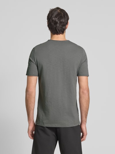 s.Oliver RED LABEL Regular Fit T-Shirt aus reiner Baumwolle Mittelgrau 5