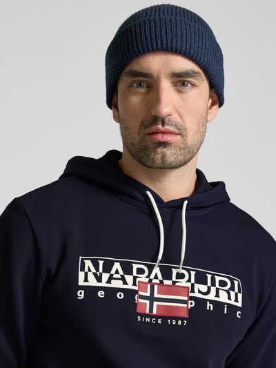 Napapijri Hoodie mit Label-Print Modell 'AYLMER' Marine 3