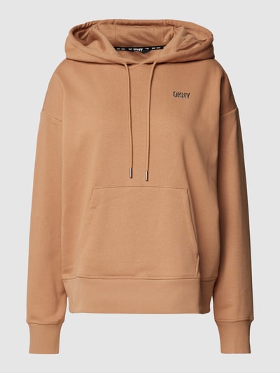 DKNY PERFORMANCE Hoodie met kangoeroezak Camel - 2