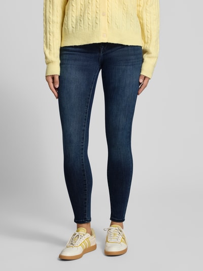 ONLY Skinny Fit Jeans aus Baumwoll-Mix Modell 'POWER' Jeansblau 4