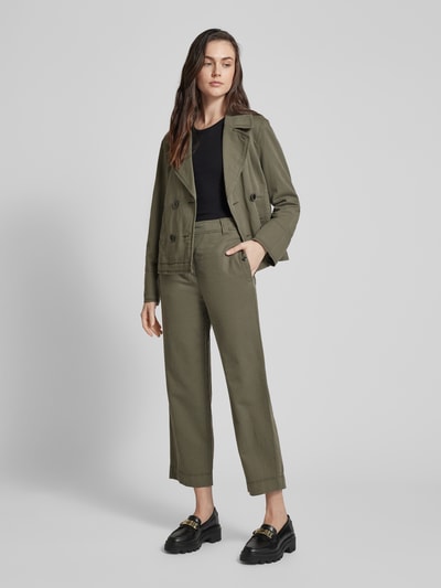 Marc Cain Wide Fit Hose mit Knopfverschluss Khaki 1