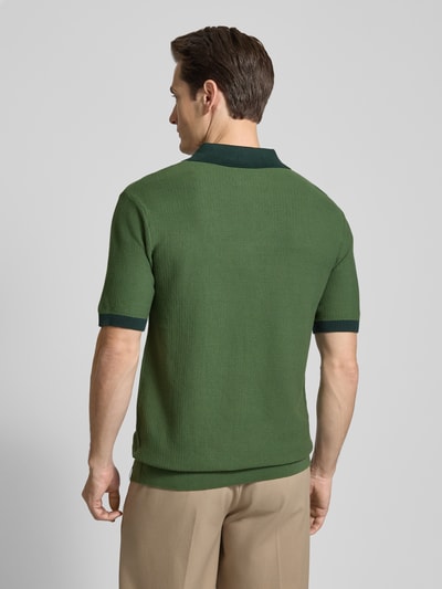 Scotch & Soda Regular Fit Poloshirt mit Strukturmuster Gruen 5