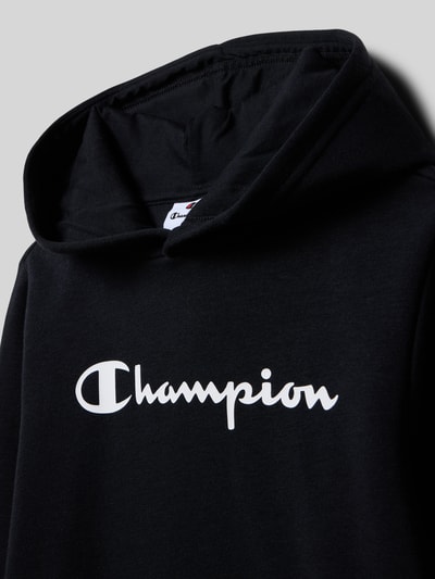 CHAMPION Hoodie mit Kapuze Black 2