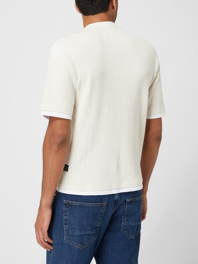 Tom Tailor Denim T-Shirt aus Baumwolle Offwhite 5