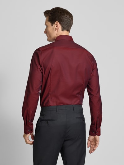 OLYMP Level Five Slim Fit Businesshemd aus Baumwoll-Mix Rot 5