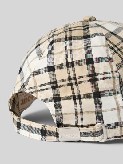 Barbour Basecap aus reiner Baumwolle Modell 'Agnes' Beige 3