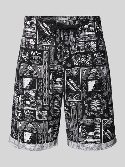 Tom Tailor Denim Relaxed fit bermuda van een mix van linnen en katoen  - 2