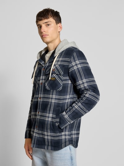 Superdry Regular Fit Hemdjacke mit Brusttaschen Marine 3