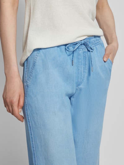 Brax Spodnie materiałowe o rozkloszowanym kroju z wpuszczanymi kieszeniami model ‘Style. Maine’ Jasnoniebieski 3