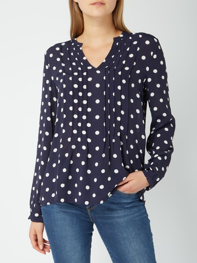 Marc O'Polo Blusenshirt mit Polka Dots  Marine 3