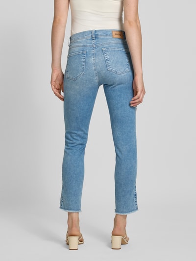 Angels Spodnie o kroju slim fit z wypustkami w kontrastowym kolorze model ‘Ornella’ Jasnoniebieski 5