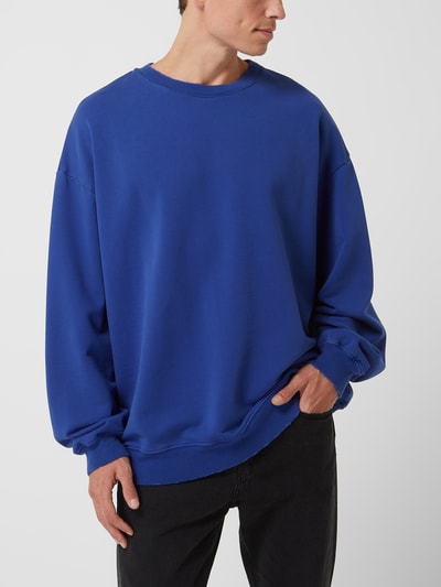 Progetto7 Oversized Sweatshirt aus Baumwolle  Royalblau 4