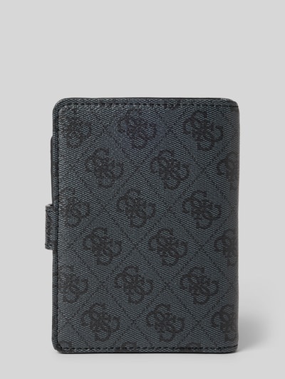 Guess Portemonnaie mit Logo-Applikation Modell 'Gift' Anthrazit 2