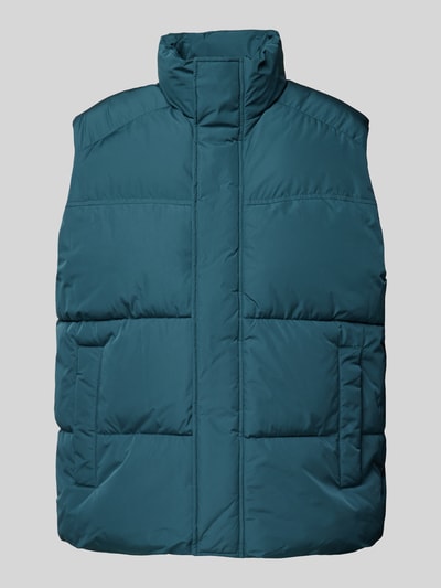 Jack & Jones Bodywarmer met opstaande kraag, model 'BRADLEY' Petrol - 2