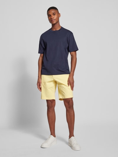 Tommy Hilfiger Relaxed Fit Chinoshorts aus Baumwoll-Mix Modell 'HARLEM' Gelb 1