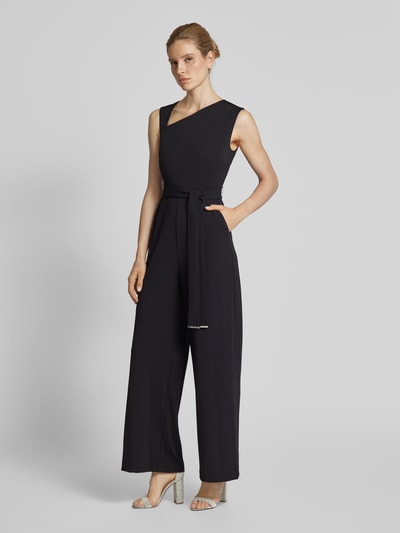 Calvin Klein Womenswear Jumpsuit mit Taillengürtel Black 1