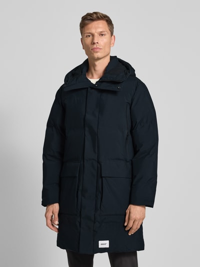 khujo Gewatteerd jack met capuchon, model 'WINER' Marineblauw - 4