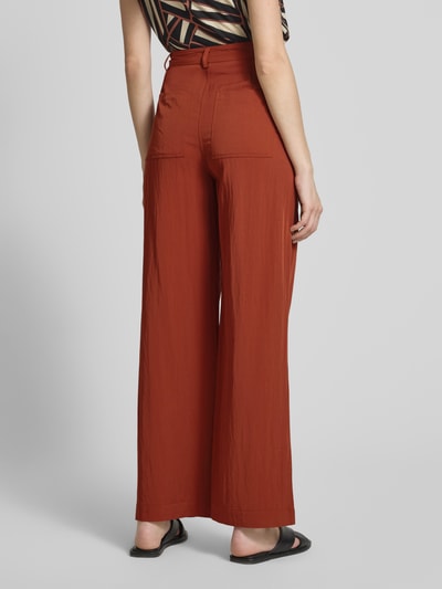 Soyaconcept Stoffhose mit Eingrifftaschen Modell 'PAIGE' Rostrot 5