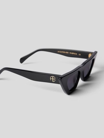 Anine Bing Sonnenbrille im Cat-Eye-Stil Schwarz 3