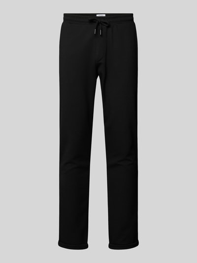 MCNEAL Regular Fit Sweatpants mit Strukturmuster Black 2