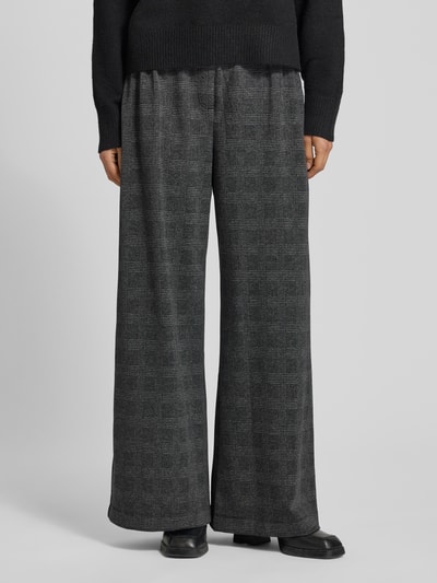 Apricot Stoffhose mit elastischem Bund Anthrazit 4