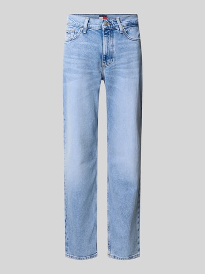 Tommy Jeans Slim Fit Straight Leg Jeans aus Baumwollmix Modell 'RYAN' Hellblau 2