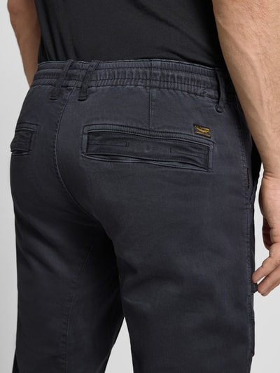 PME Legend Stoffen broek met steekzakken Marineblauw - 3