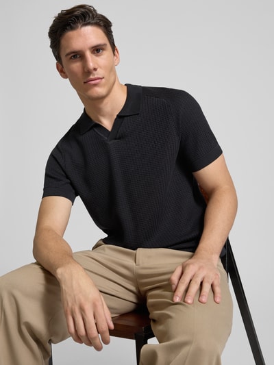 JOOP! Collection Regular Fit Poloshirt mit V-Ausschnitt Marine 3