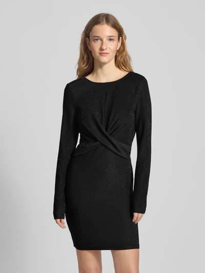 ONLY Tailliertes Cocktailkleid in Wickel-Optik Modell 'RICH' Black 4