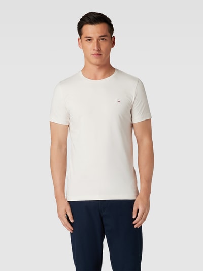 Tommy Hilfiger T-Shirt mit Label-Detail Beige 4