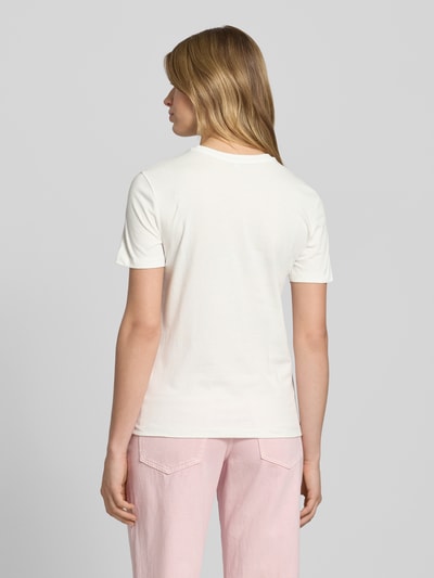 Only T-shirt o kroju regular fit z czystej bawełny model ‘KITA’ Biały 5