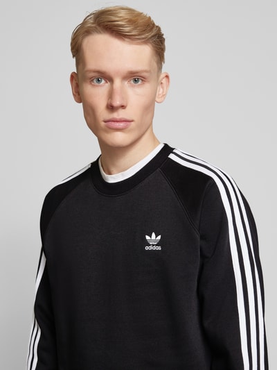 adidas Originals Oversized Sweatshirt mit gerippten Abschlüssen Black 3