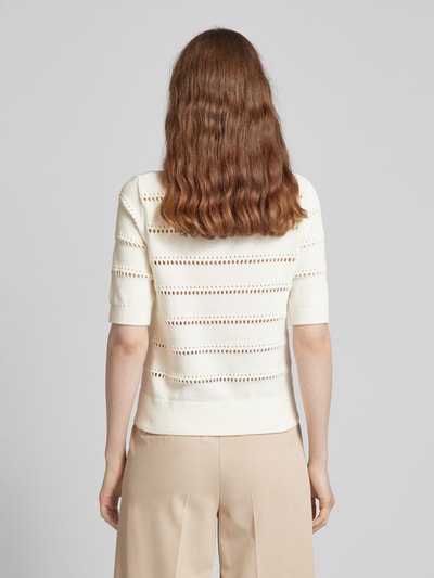 Esprit Strickpullover mit 1/2-Arm Offwhite 5