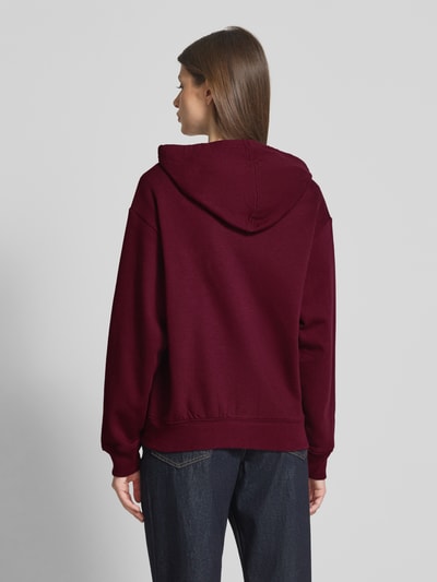 GAP Bluza rozpinana z kapturem Ciemnoczerwony melanż 5