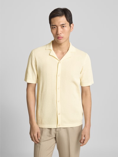 GABBA Vest met knoopsluiting Ecru - 4