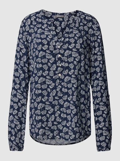 Montego Blusenshirt mit Allover-Print Dunkelblau 2