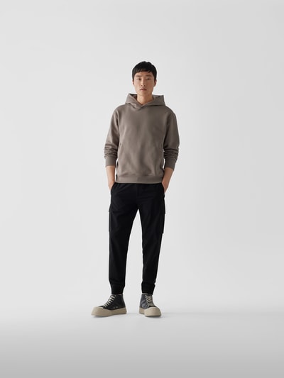 Theory Cargohose mit elastischem Bund Schwarz 1